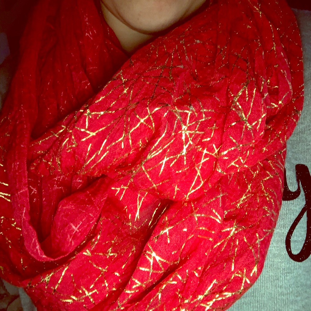 Metallic Infinity Scarf